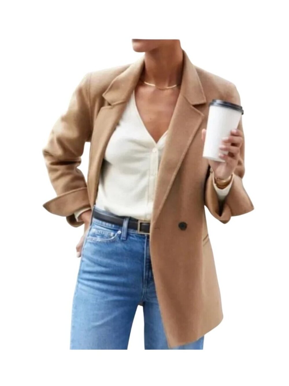 AYR The Big Chill Camel Blazer - Size M